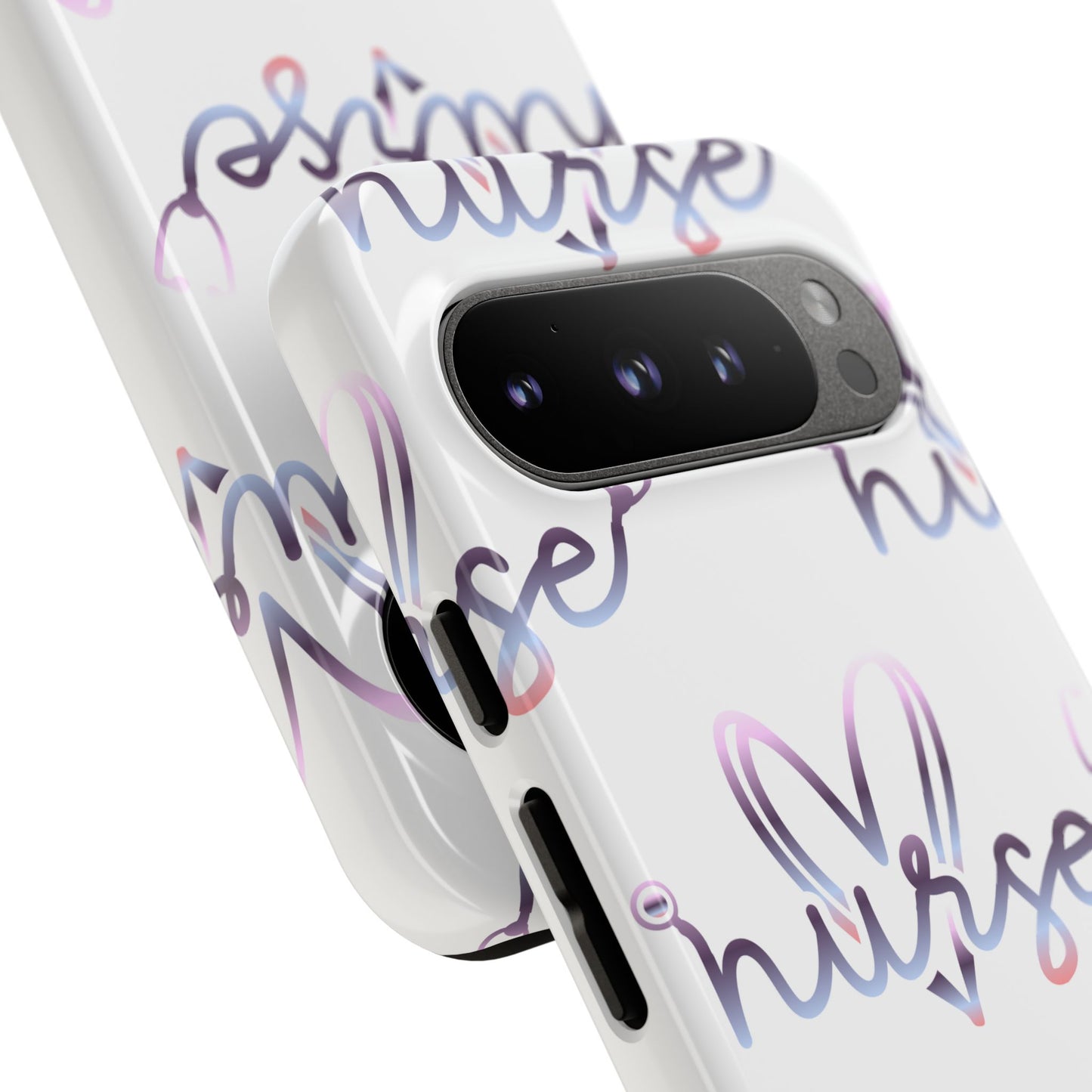 Google Pixel Tough Case - Nurse Stethoscope - White