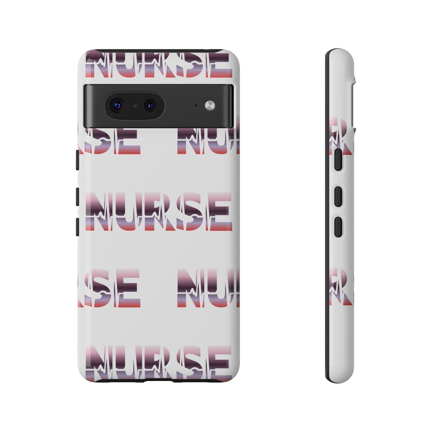 Google Pixel Tough Case - Nurse Pulse - White