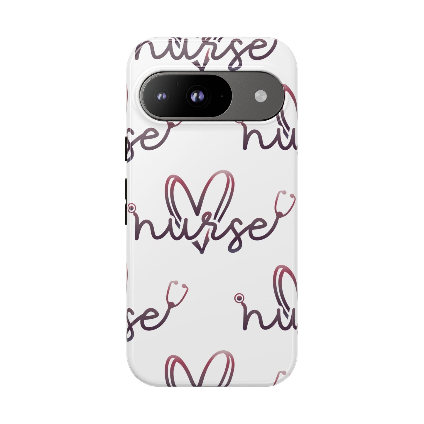 Google Pixel Tough Case - Nurse Stethoscope - White