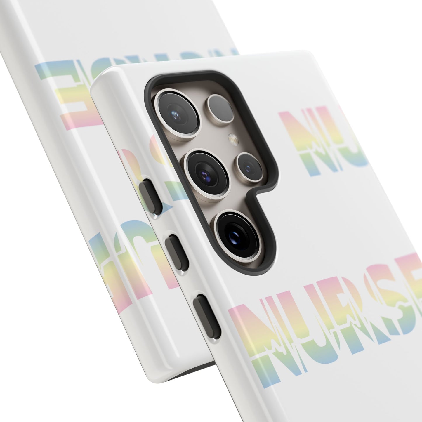Samsung Tough Case - Nurse Pulse - White