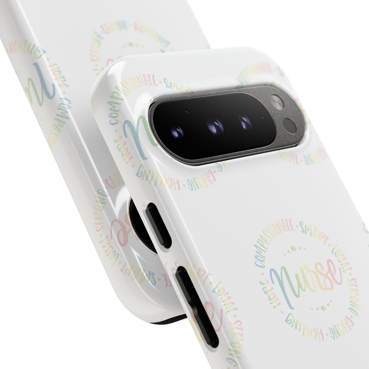 Google Pixel Tough Case - Nurse Circle - White