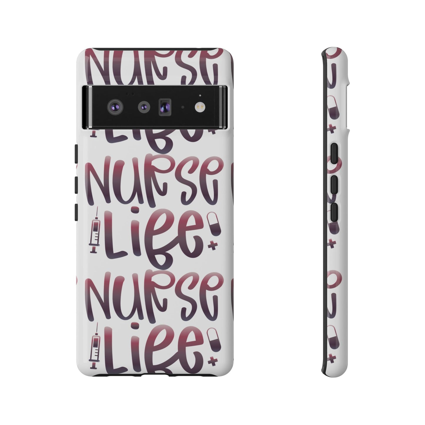 Google Pixel Tough Case - Nurse Life - White