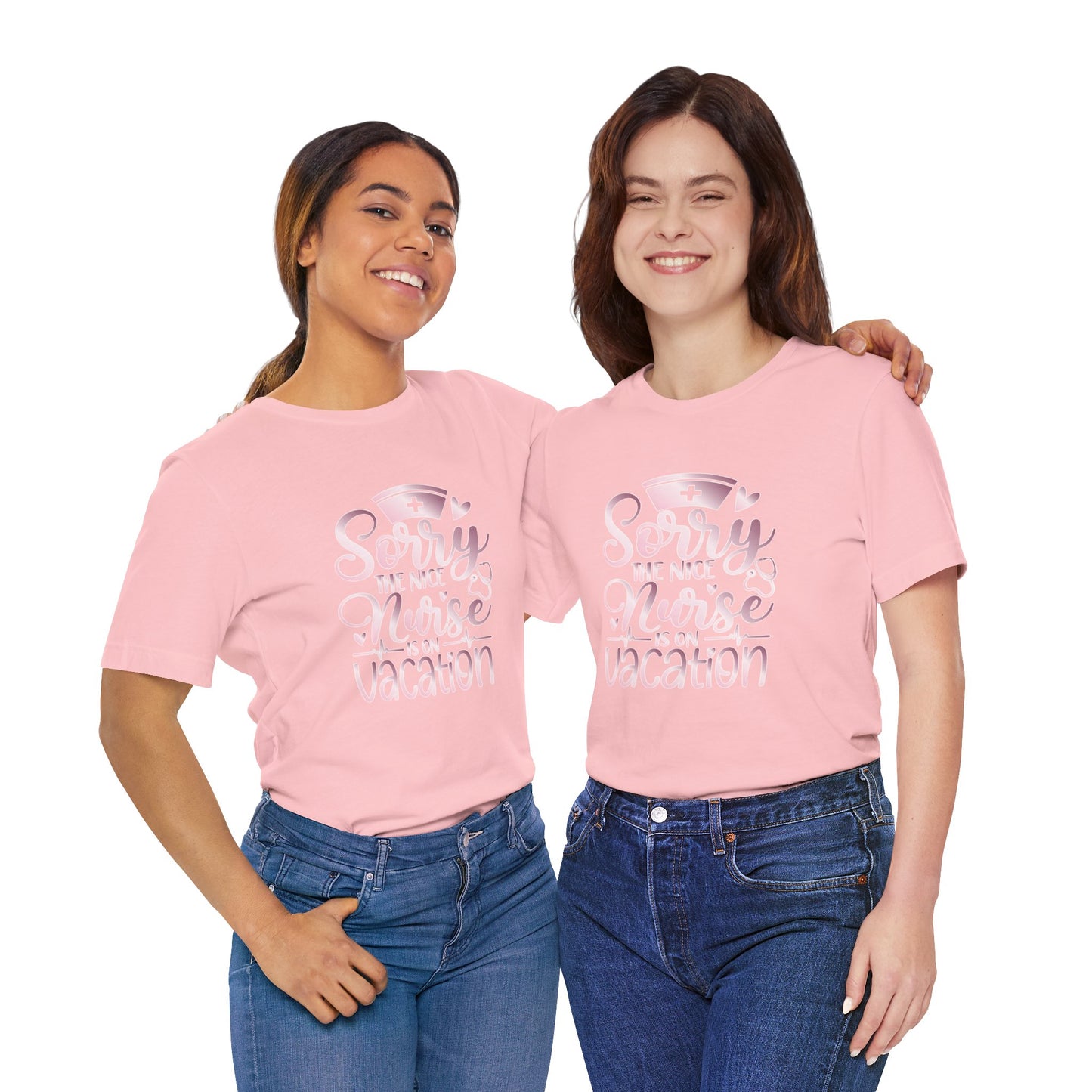 Sorry The Nice Nurse Is On Vacation rose gold