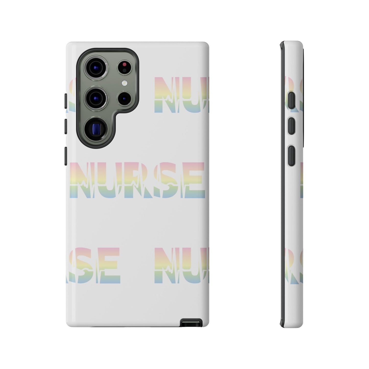 Samsung Tough Case - Nurse Pulse - White