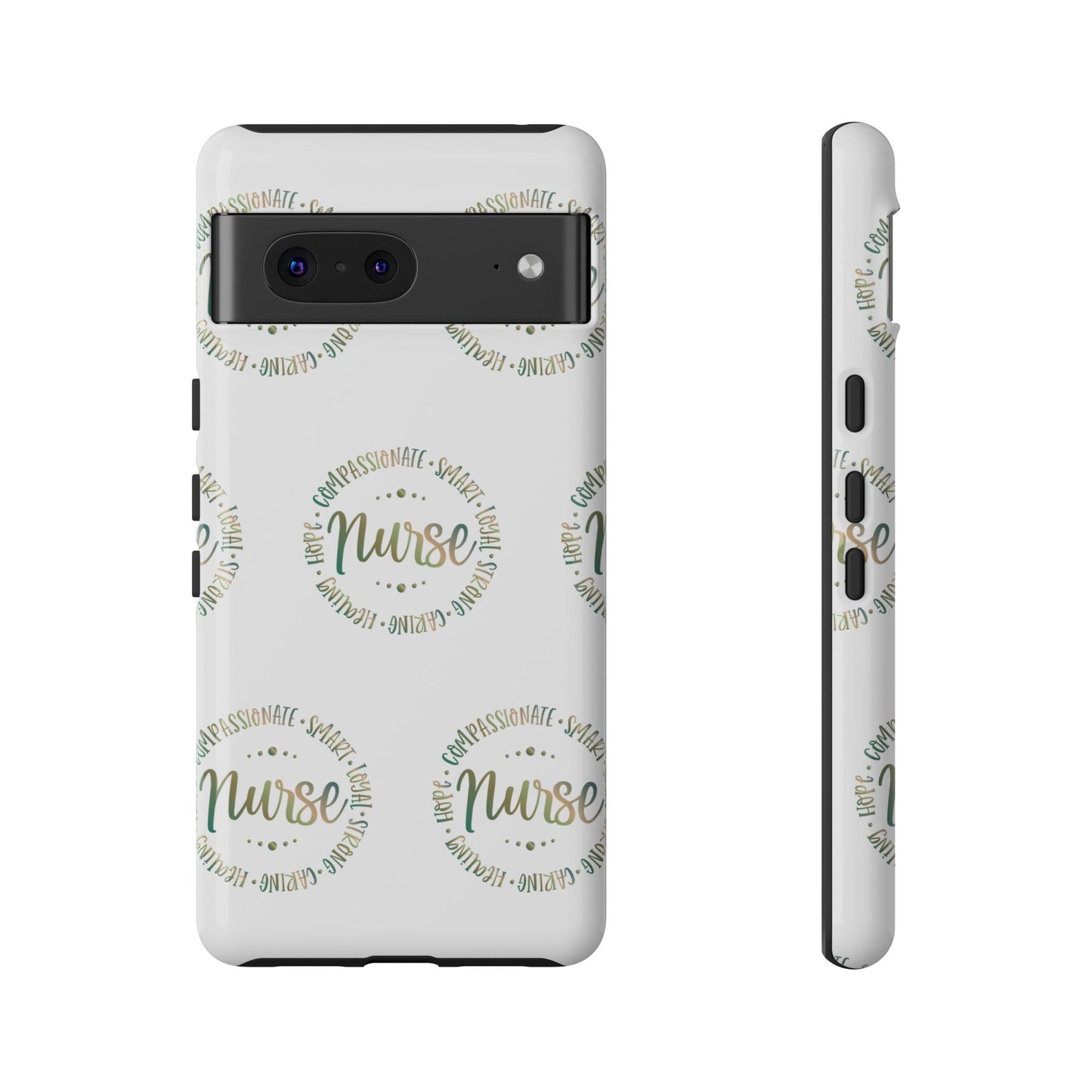 Google Pixel Tough Case - Nurse Circle - White