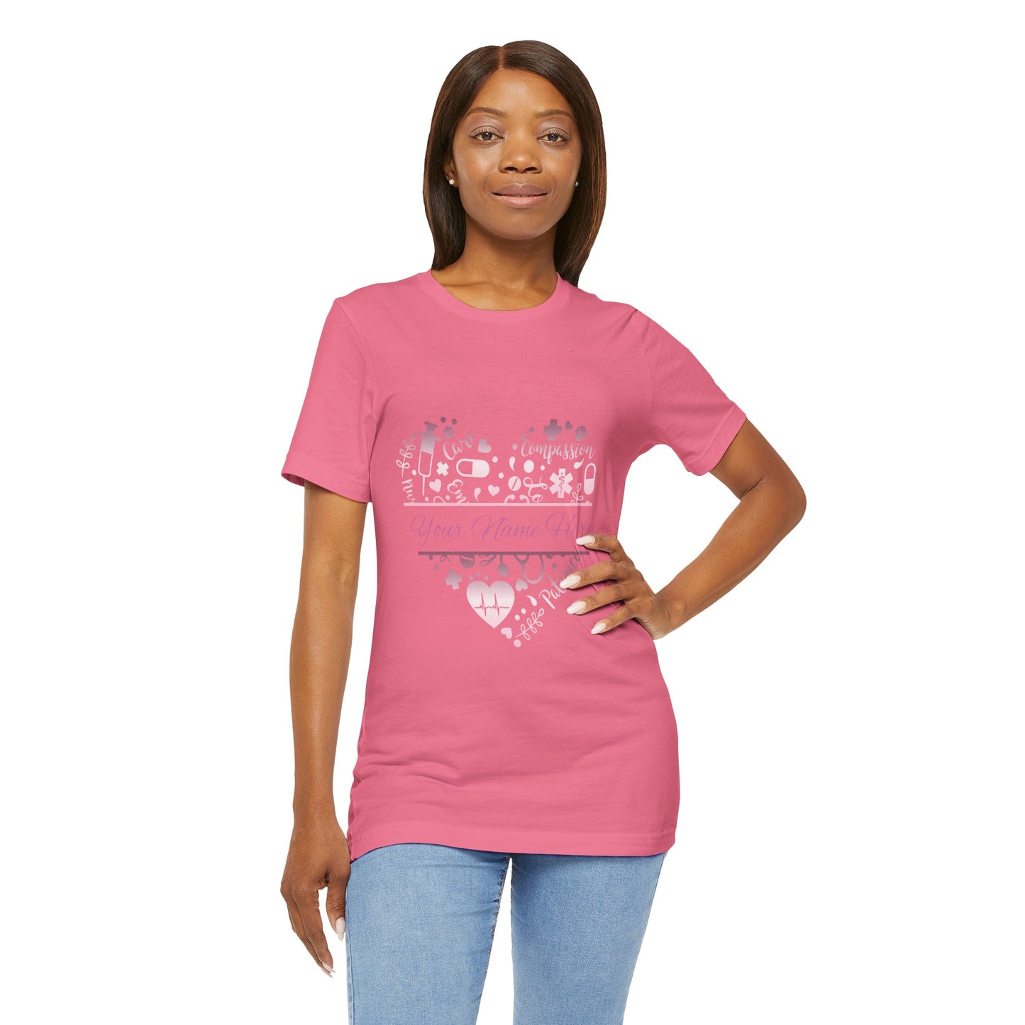 Monogram Heart rose gold