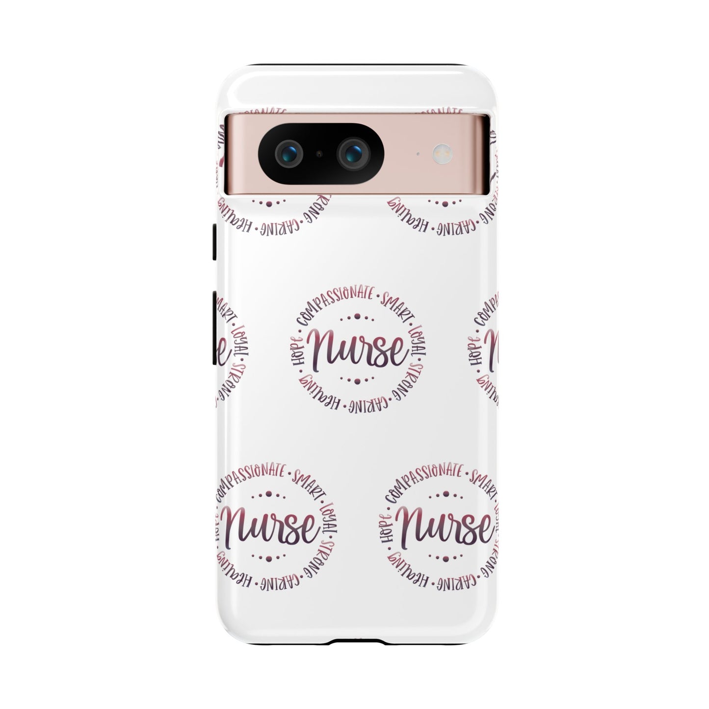 Google Pixel Tough Case - Nurse Circle - White
