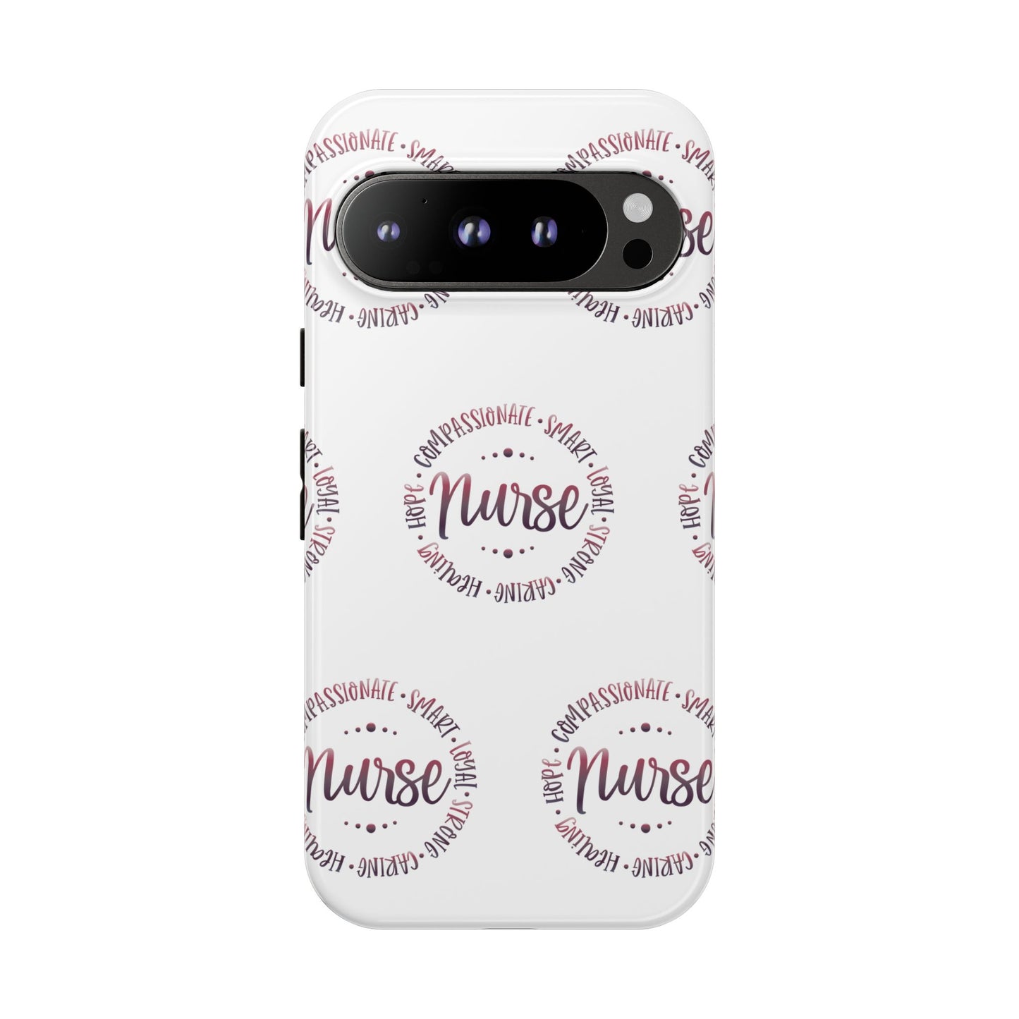 Google Pixel Tough Case - Nurse Circle - White
