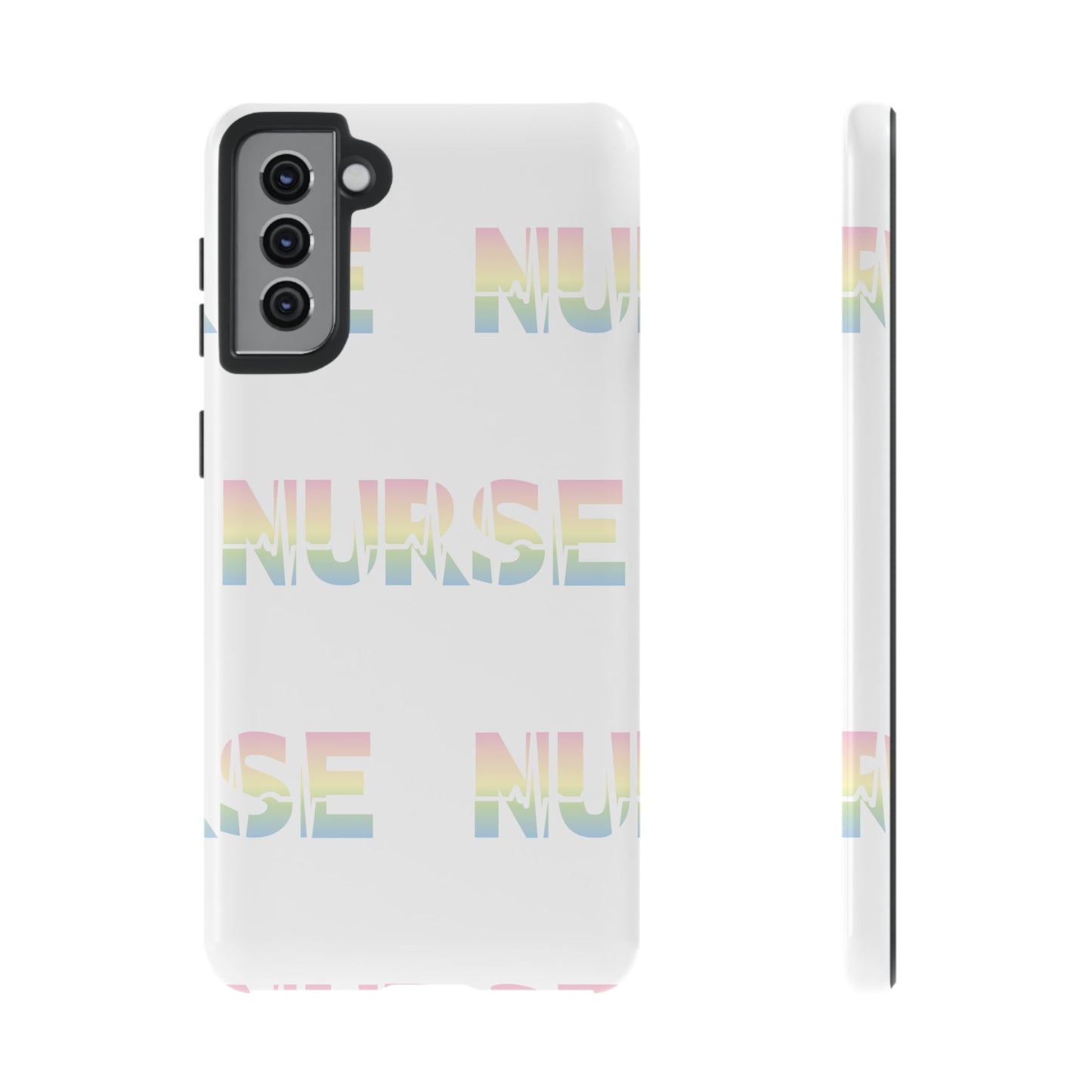 Samsung Tough Case - Nurse Pulse - White