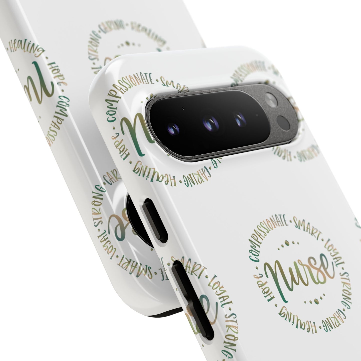 Google Pixel Tough Case - Nurse Circle - White