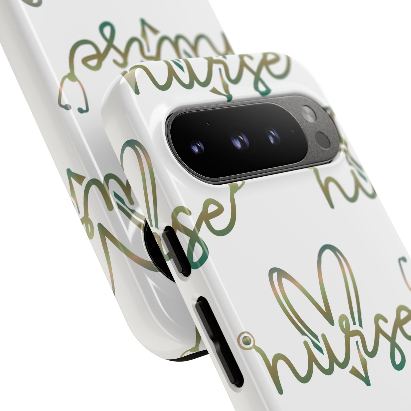 Google Pixel Tough Case - Nurse Stethoscope - White