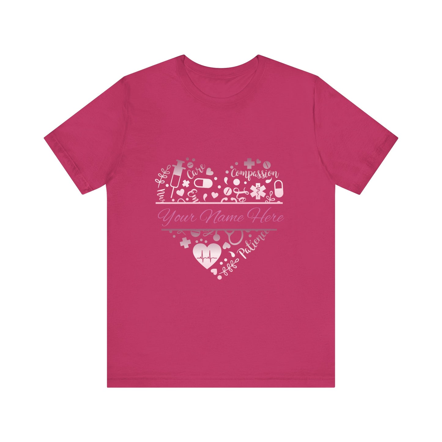 Monogram Heart rose gold