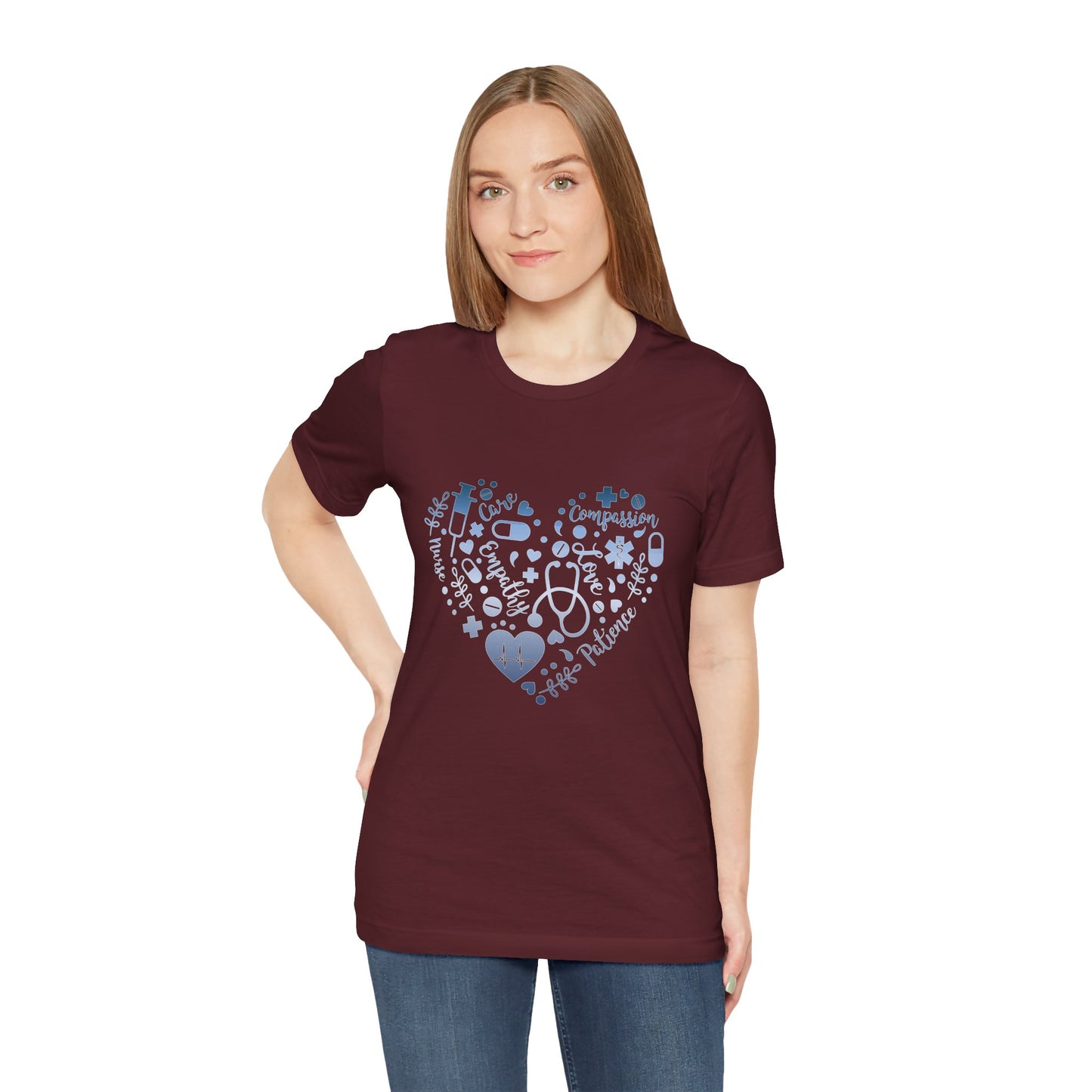 Monogram Heart 1 blue steel
