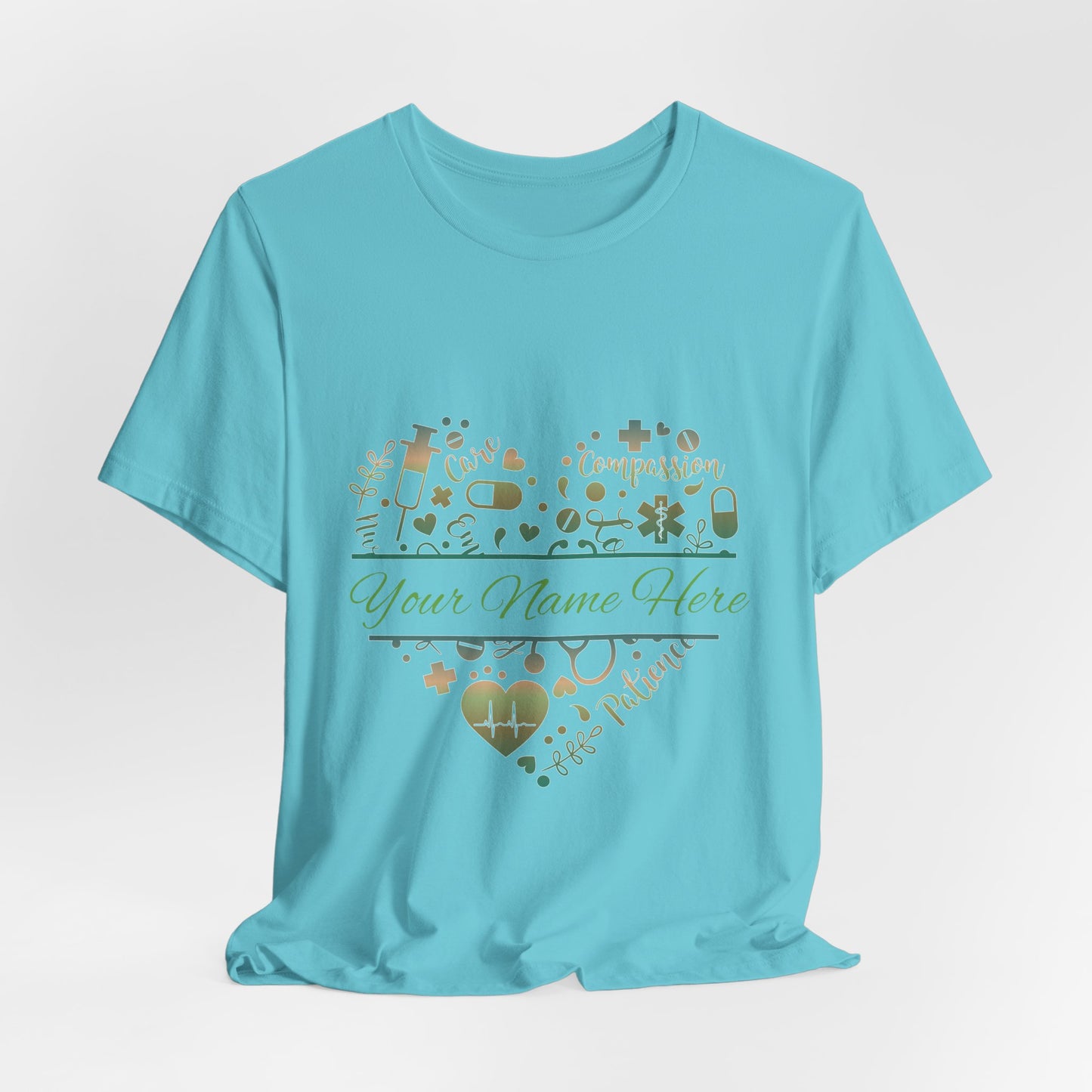 Monogram Heart copper patina