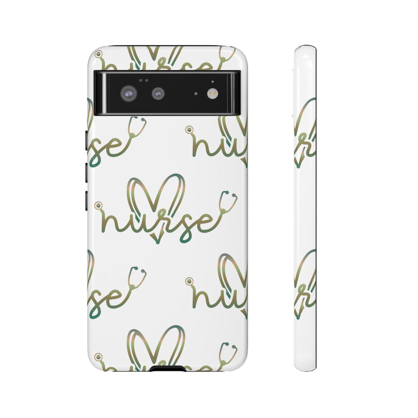 Google Pixel Tough Case - Nurse Stethoscope - White