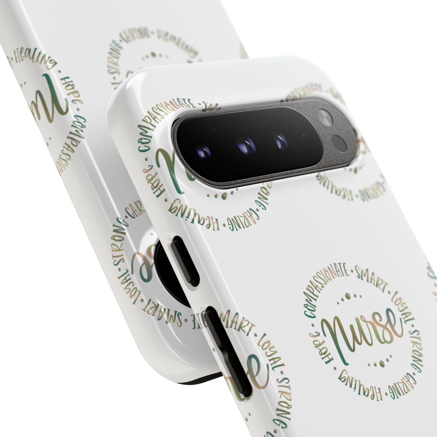 Google Pixel Tough Case - Nurse Circle - White