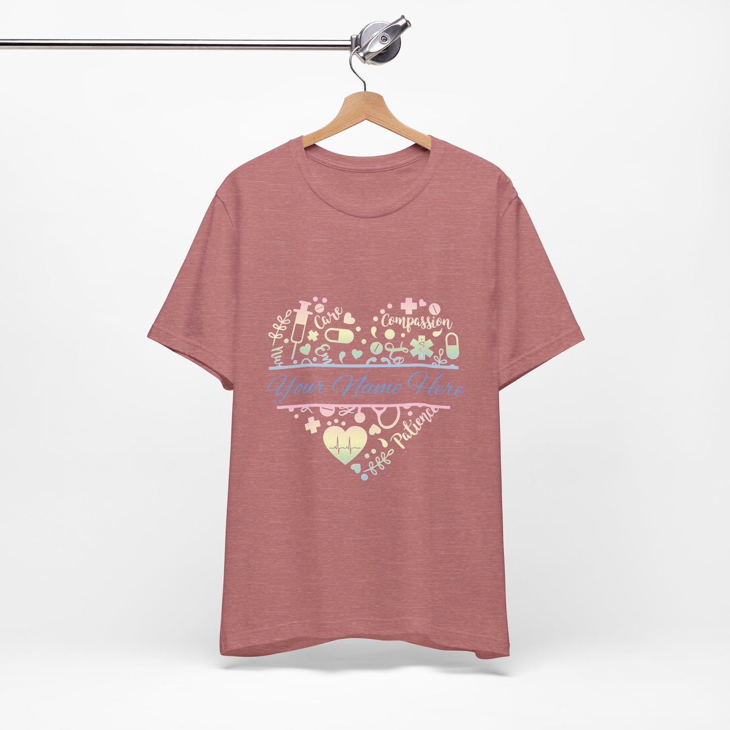 Monogram Heart pastel
