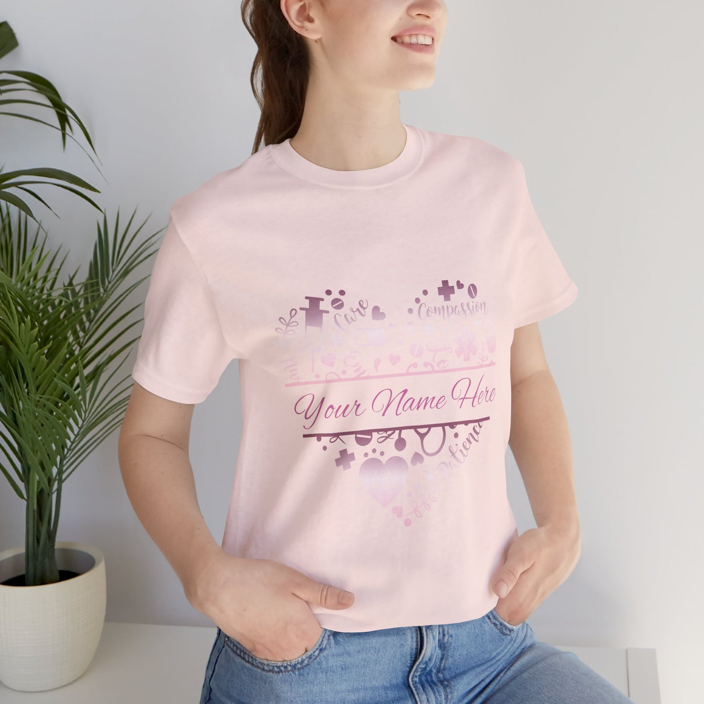 Monogram Heart rose gold