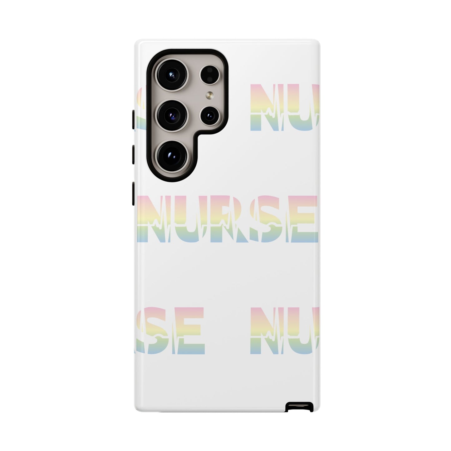 Samsung Tough Case - Nurse Pulse - White