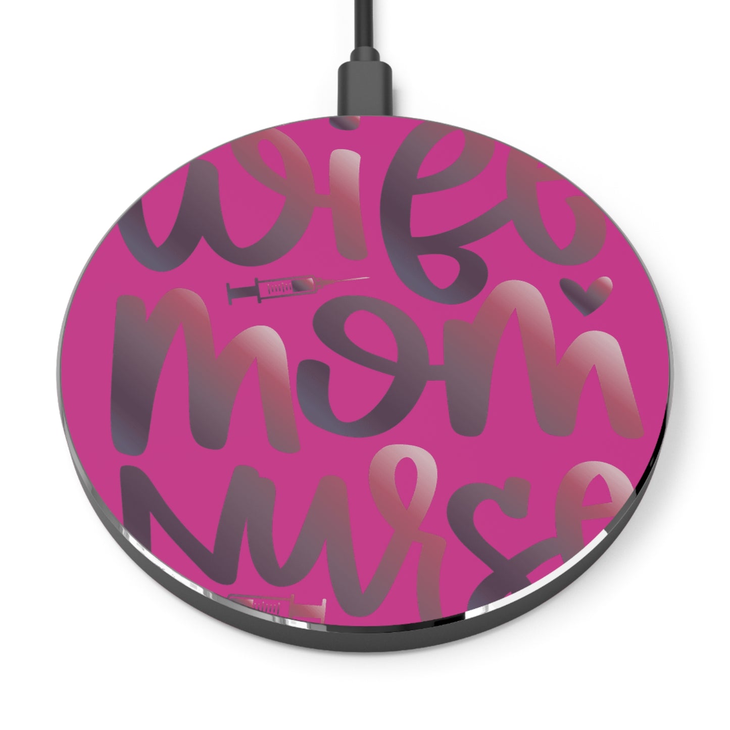 Wife-Mom-Nurse Wireless Charger | Fast Charging Pad for Healthcare Professionals