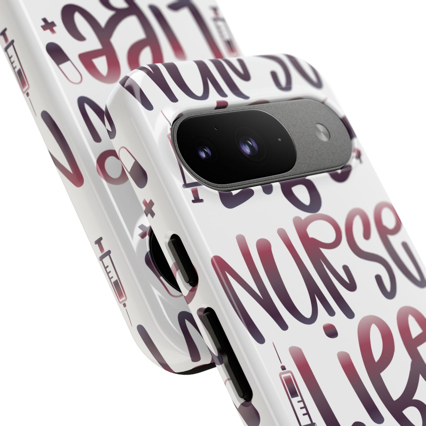 Google Pixel Tough Case - Nurse Life - White