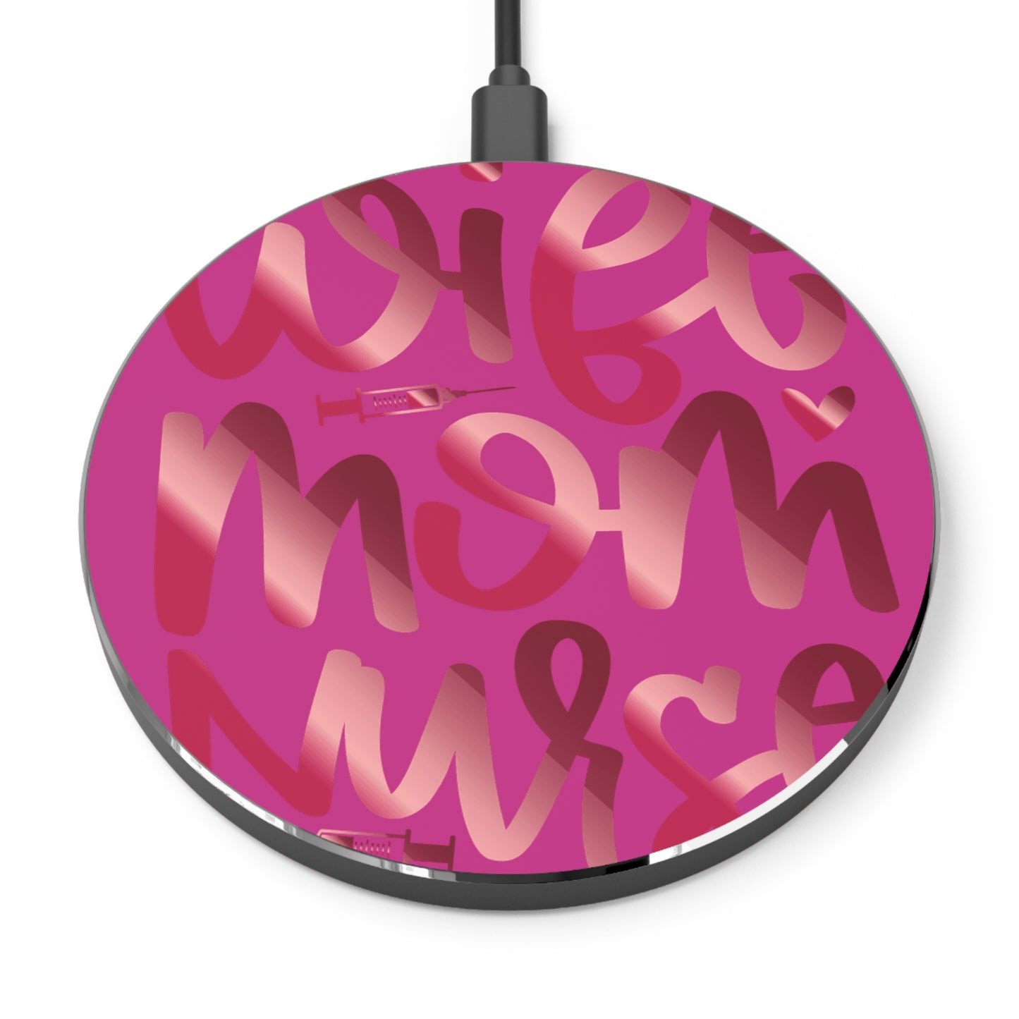 Wife-Mom-Nurse Wireless Charger | Fast Charging Pad for Healthcare Professionals