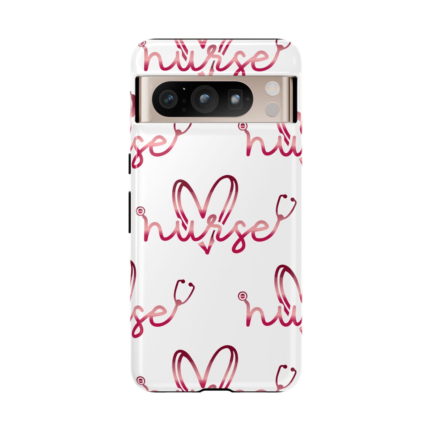Google Pixel Tough Case - Nurse Stethoscope - White