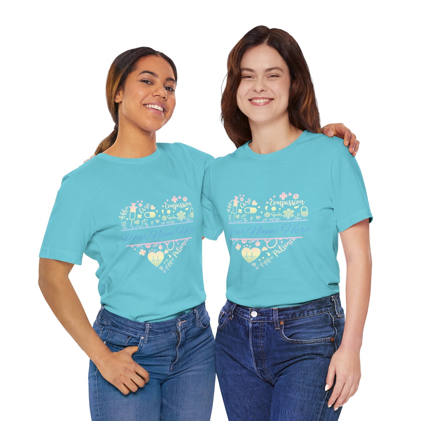 Monogram Heart pastel
