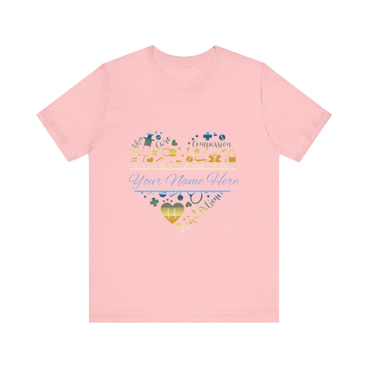 Monogram Heart colored chrome
