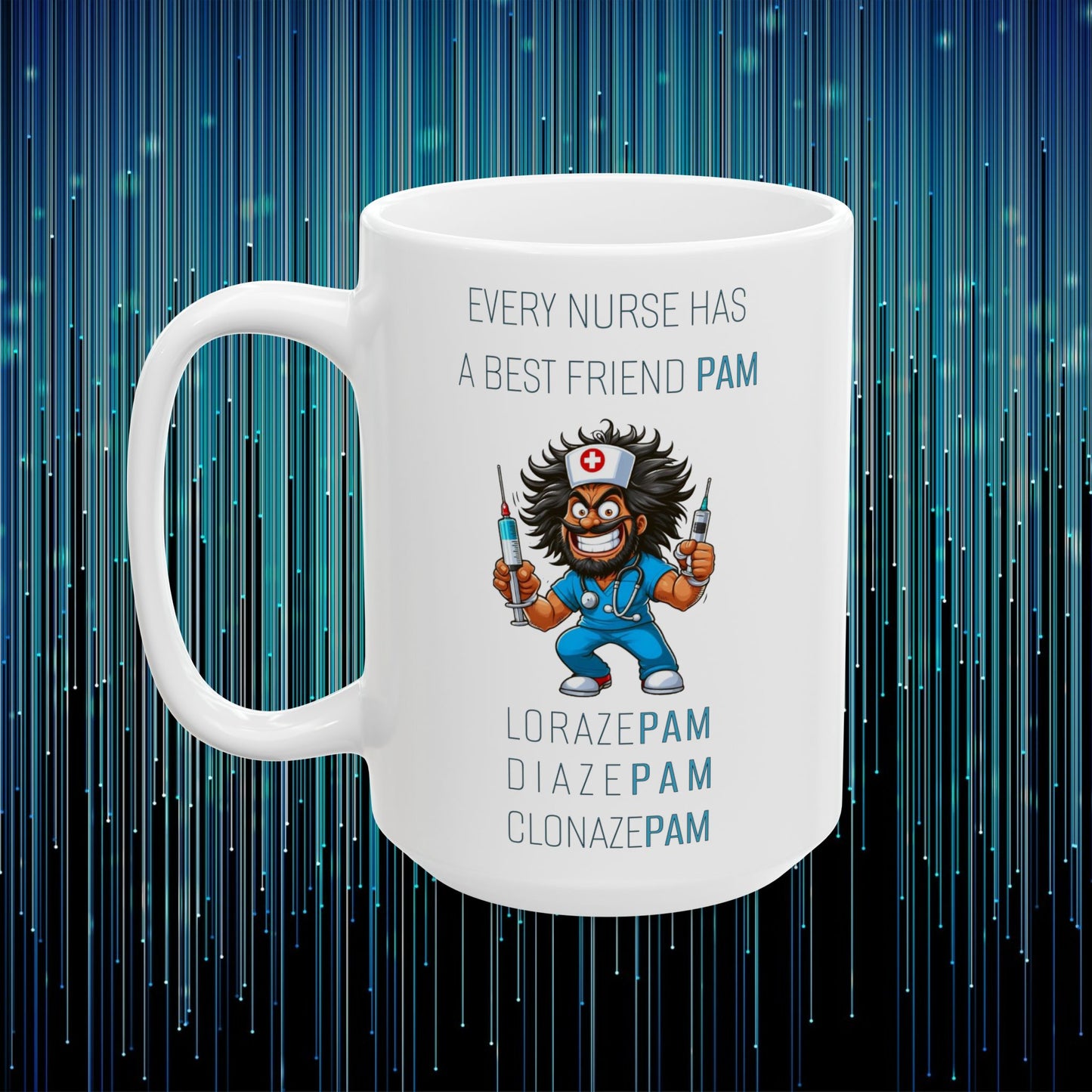 Nurses Best Friend PAM (6) Ceramic Mug, (11oz, 15oz)