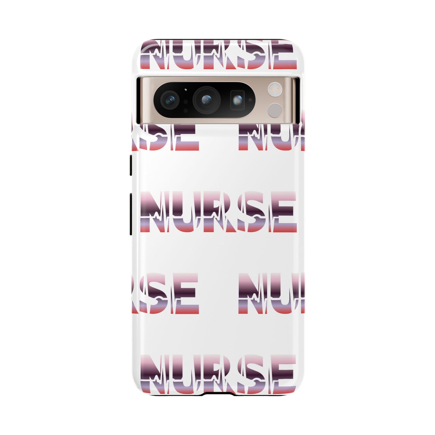Google Pixel Tough Case - Nurse Pulse - White