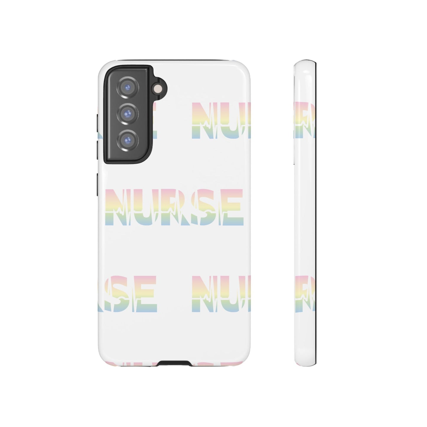 Samsung Tough Case - Nurse Pulse - White