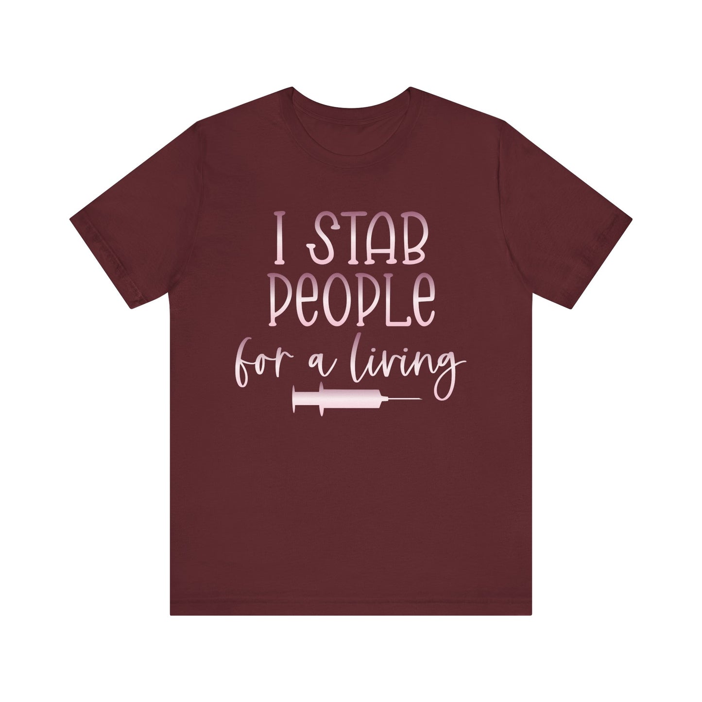 I Stab People For a Living rose gold
