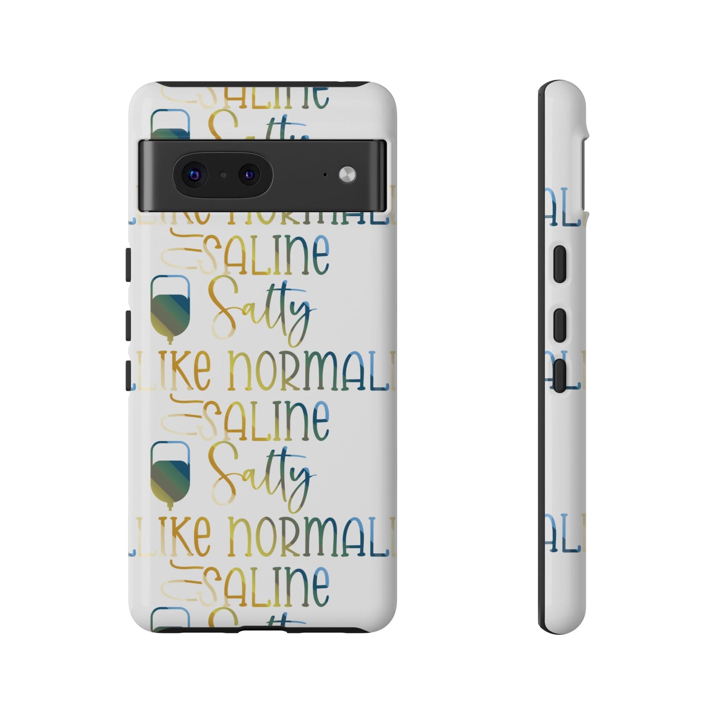 Google Pixel Tough Case - Salty Saline Like Normal Saline - White