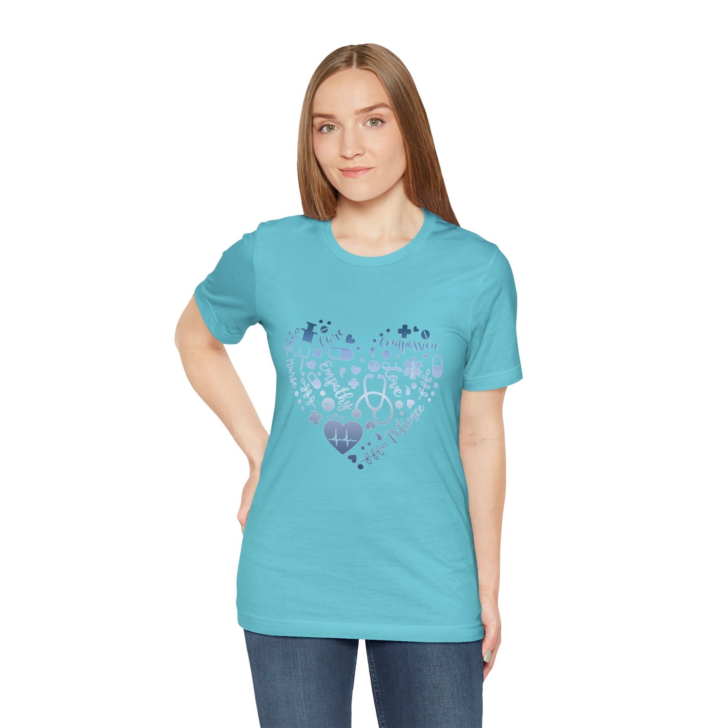 Monogram Heart 1 blue steel
