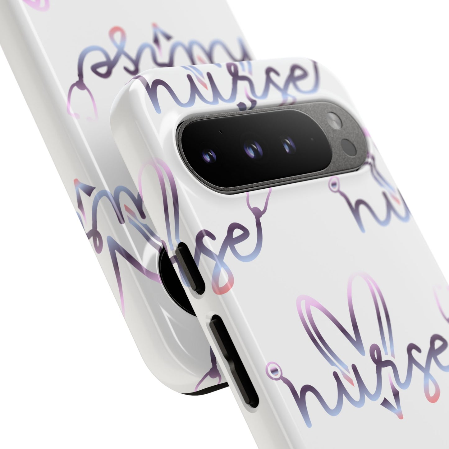 Google Pixel Tough Case - Nurse Stethoscope - White