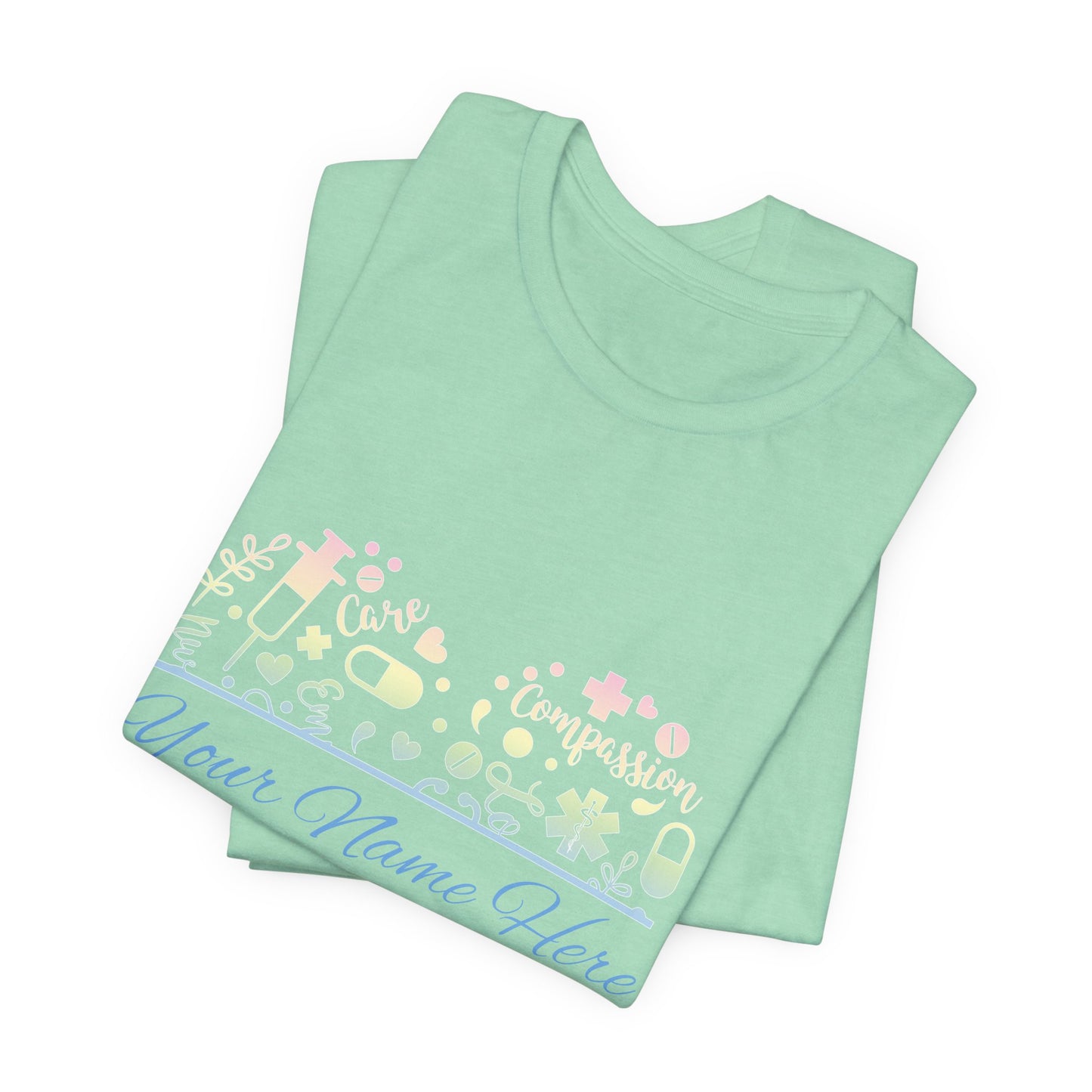 Monogram Heart pastel