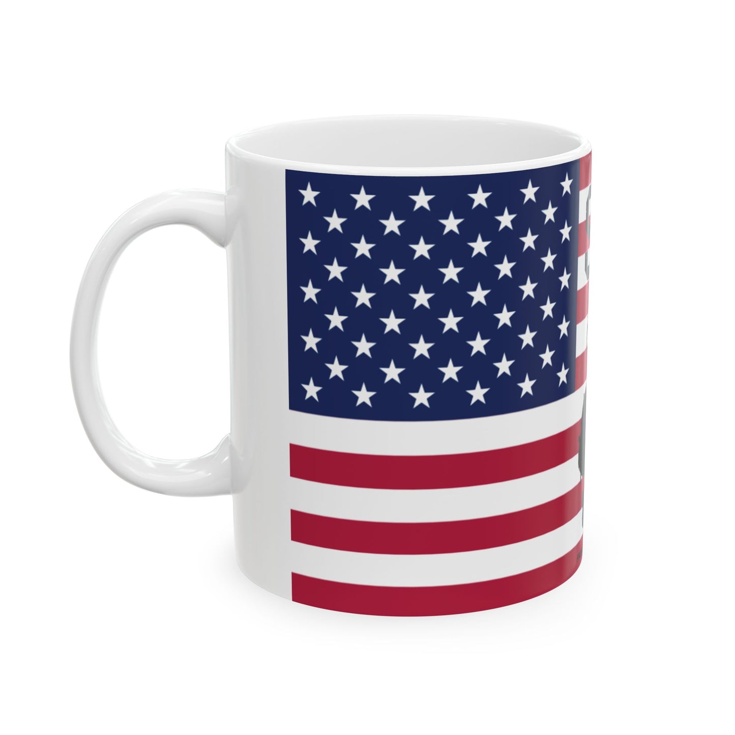 Stand for the flag, Kneel for the fallen (1) Ceramic Mug, (11oz, 15oz)