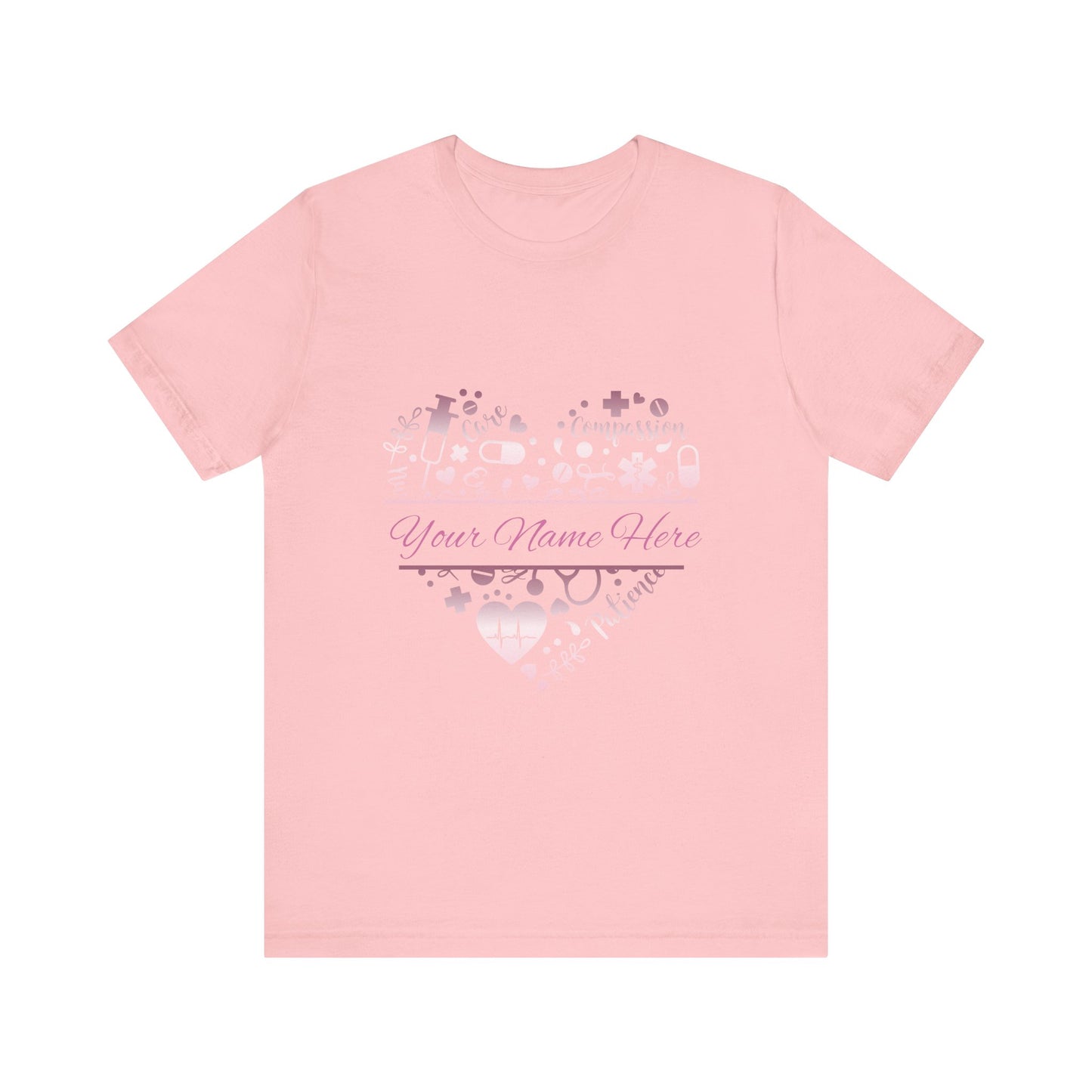 Monogram Heart rose gold