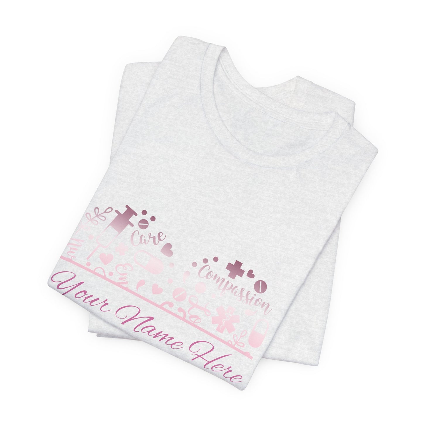 Monogram Heart rose gold