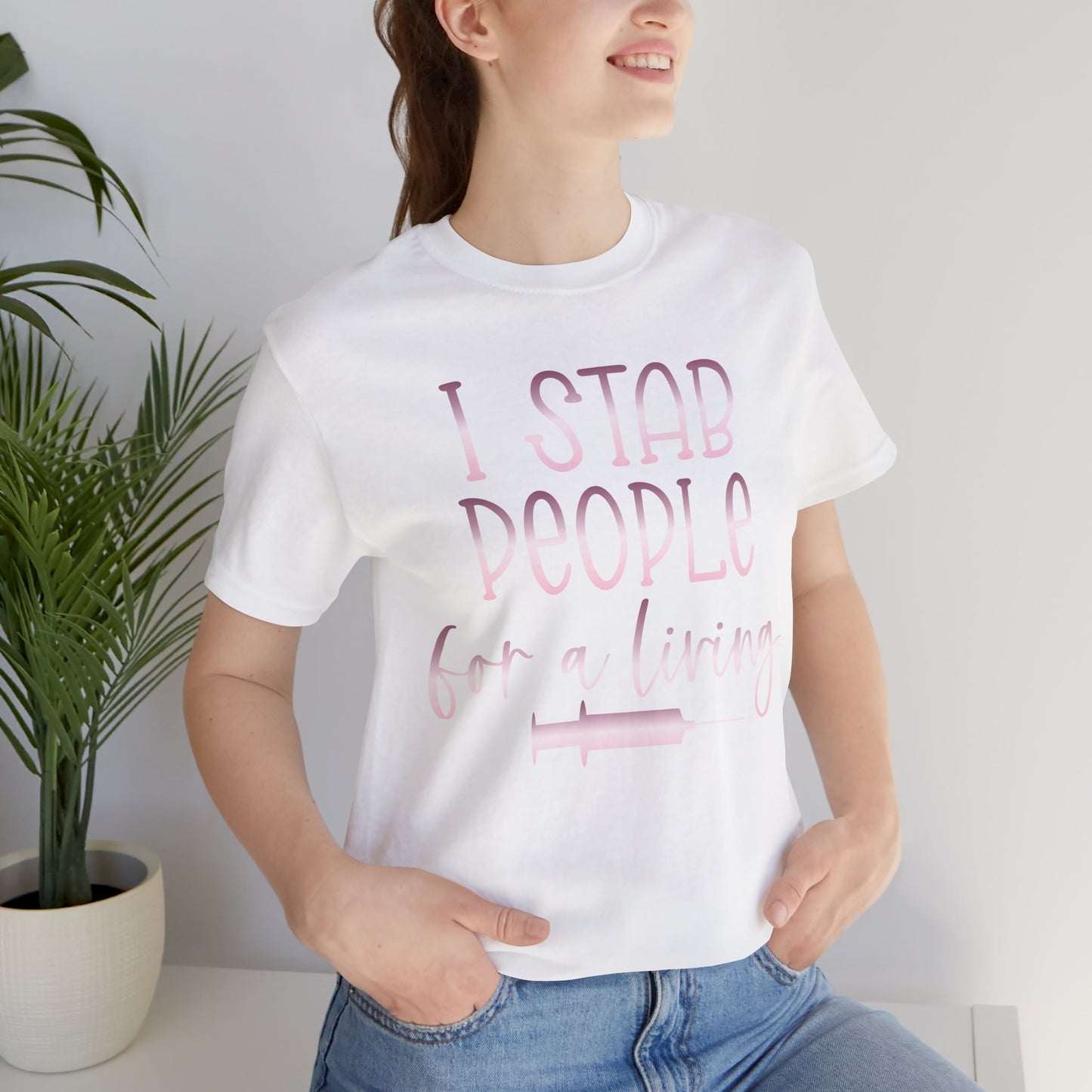 I Stab People For a Living rose gold