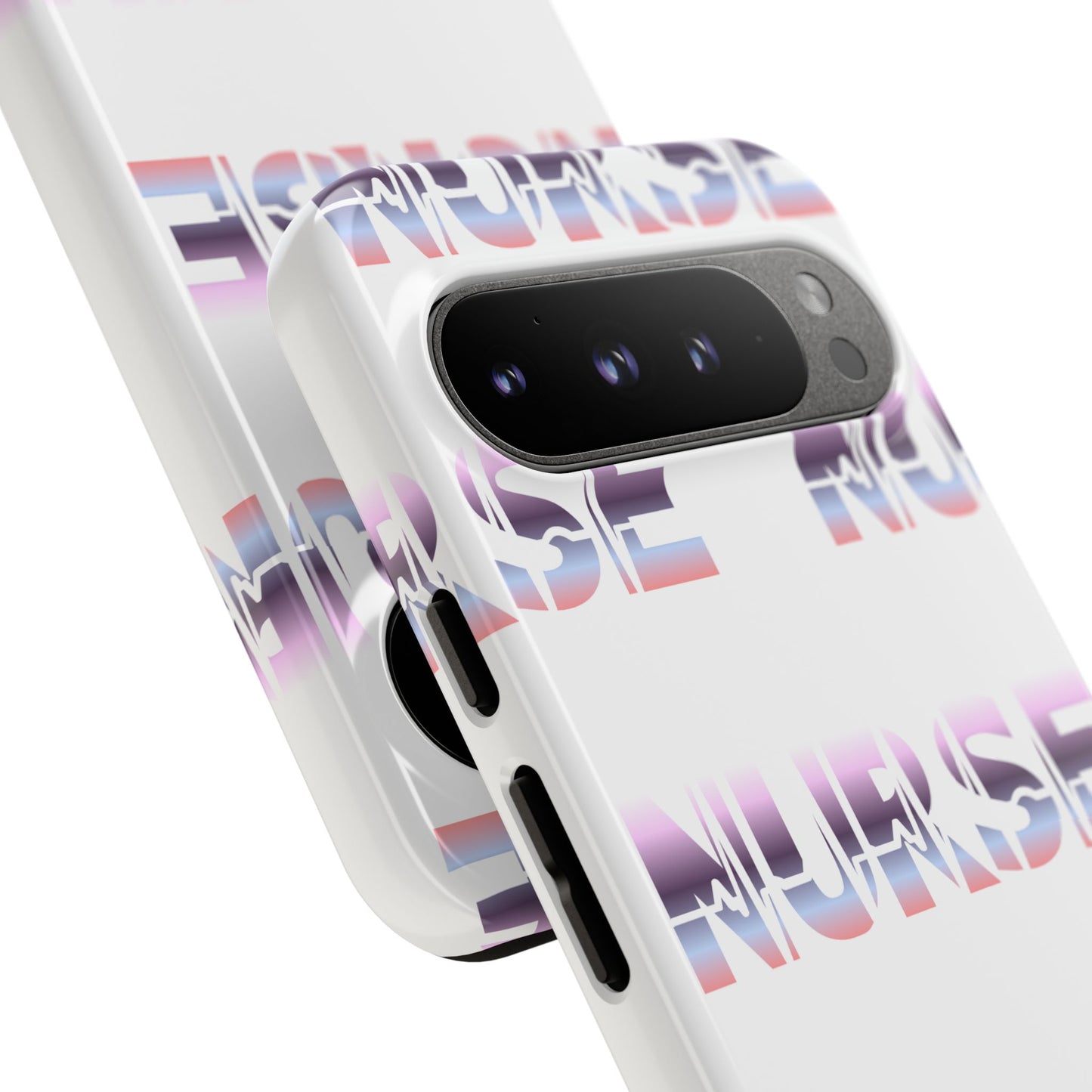 Google Pixel Tough Case - Nurse Pulse - White