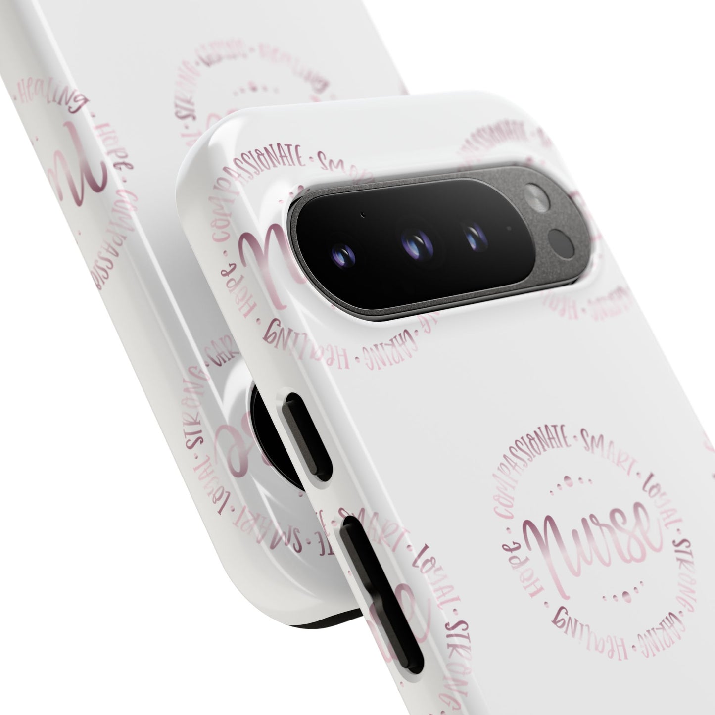Google Pixel Tough Case - Nurse Circle - White