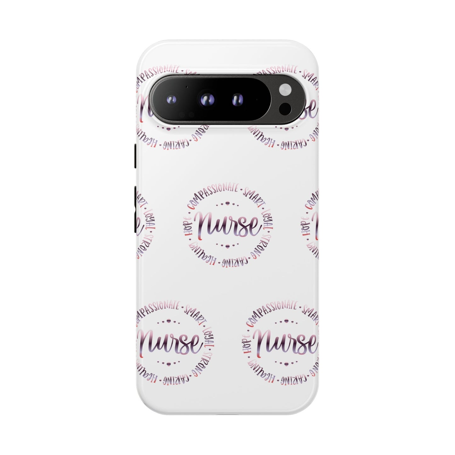 Google Pixel Tough Case - Nurse Circle - White