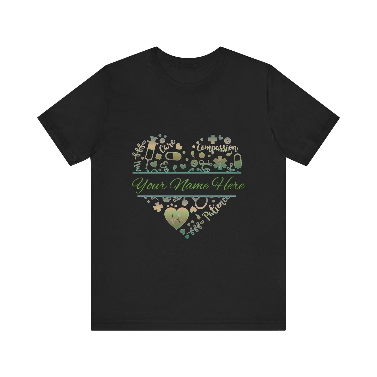 Monogram Heart copper patina