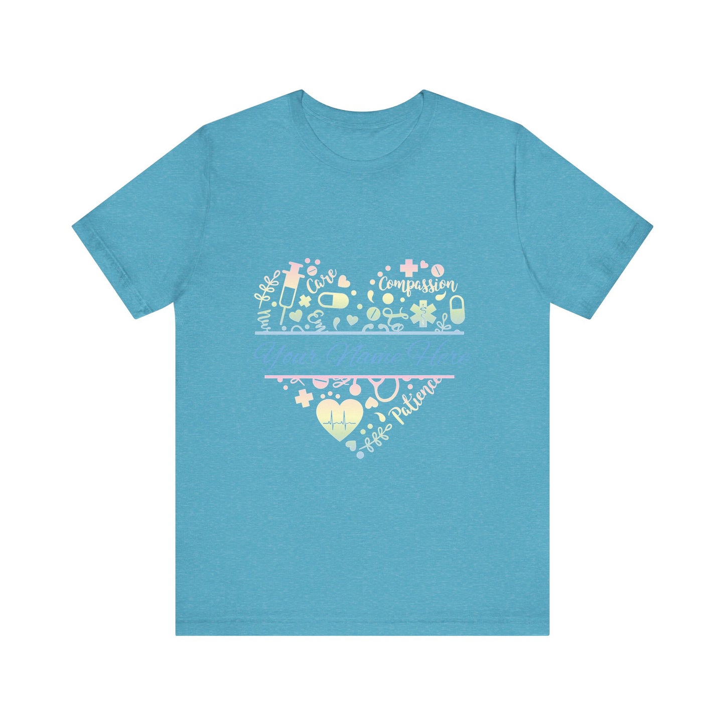 Monogram Heart pastel