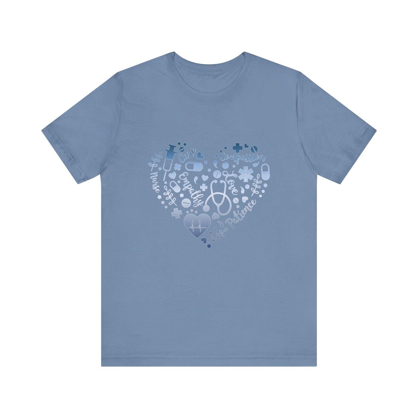 Monogram Heart 1 blue steel