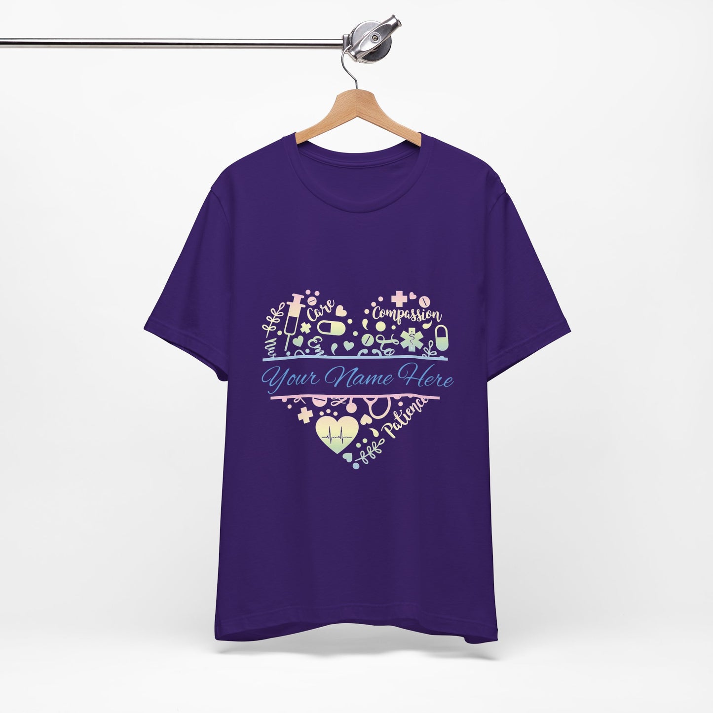 Monogram Heart pastel