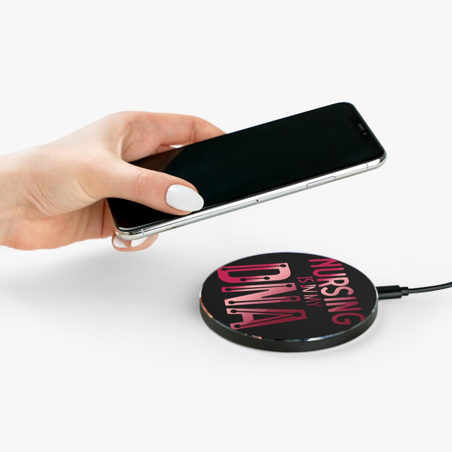 Nursing is n my DNA Wireless Charger | Fast Charging Pad for Healthcare Professionals