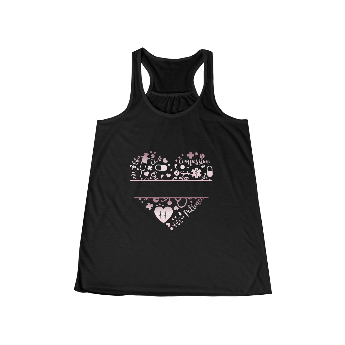 Monogram Heart rose gold